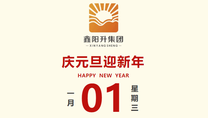 山东鑫阳升集团祝全体员工新年快乐!